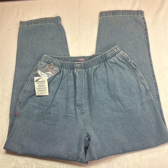 Woman Within Classic Fit Pull-on Elastic Waistband Cotton NWT 14W - Picture 2 of 6
